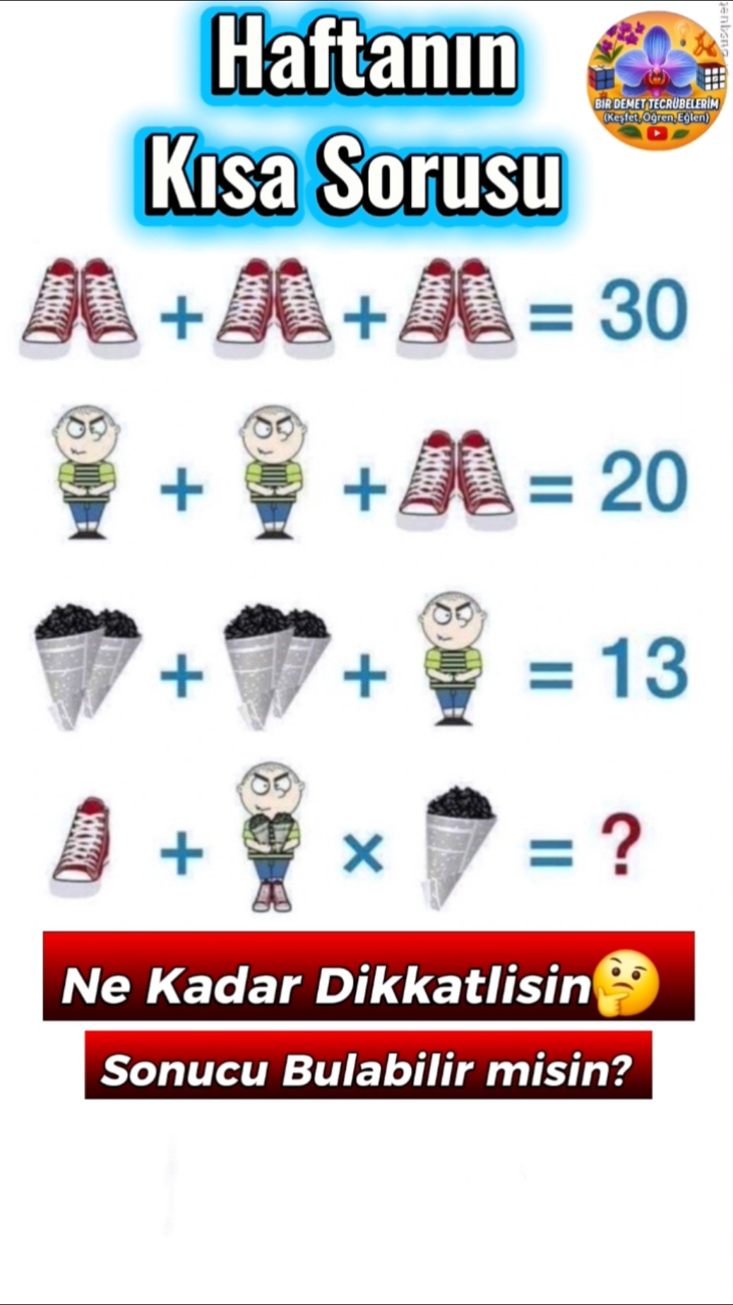 90% of the time it's wrong! 🧠 Can you find the result of the 4th