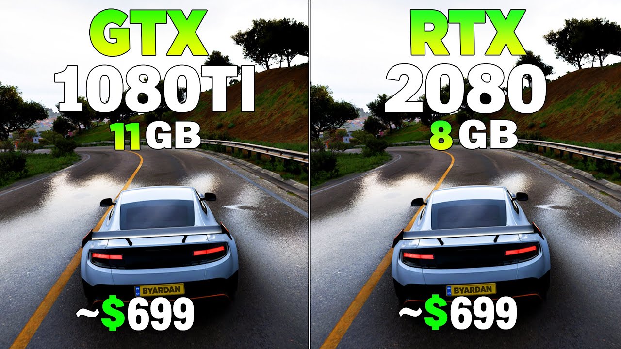 GTX 1080 Tİ vs RTX 2080 - Test in 8 Games - YouTube
