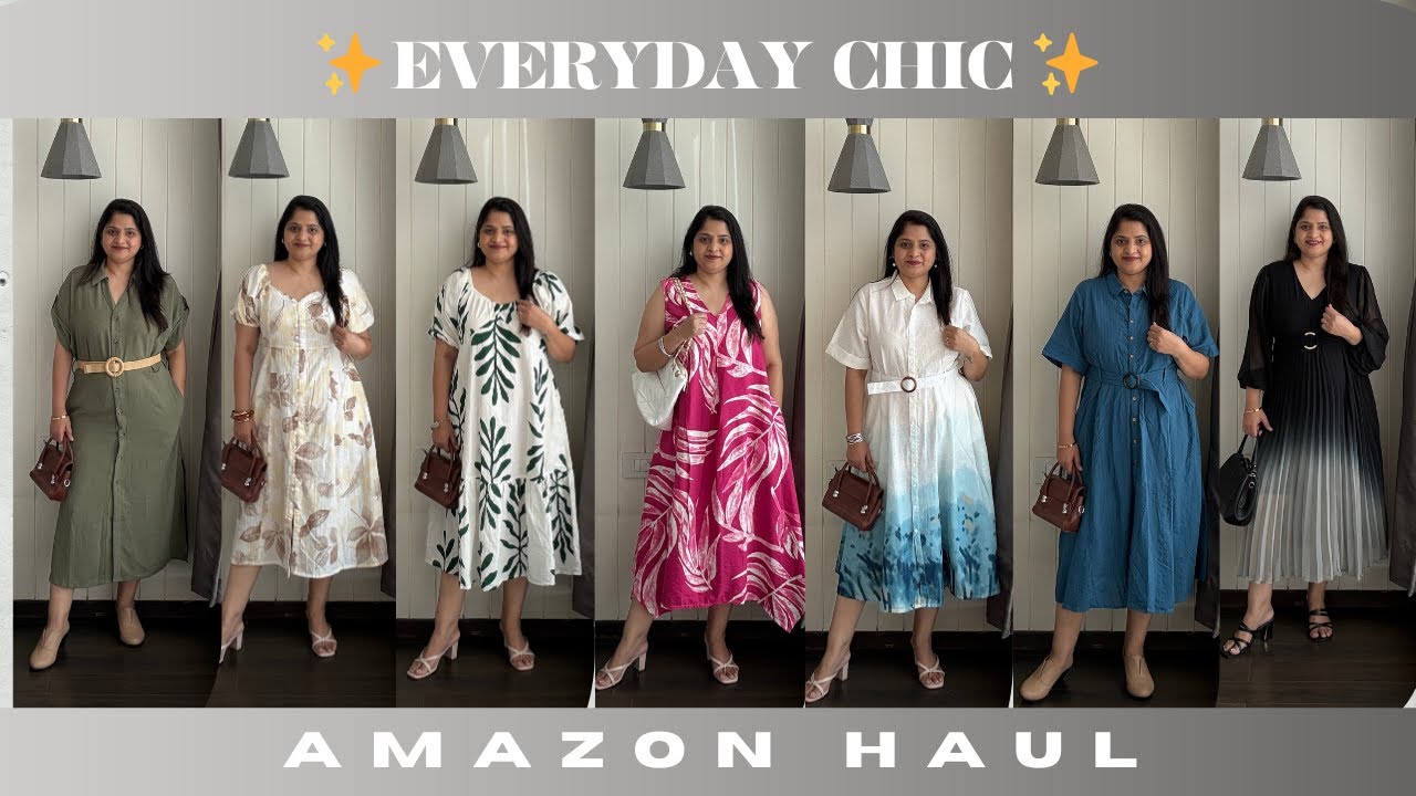 Amazon Dress Haul - 7 Everyday Max Dresses You’ll Wear on Repeat!