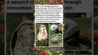 The Tortoise Who Got a 3D-Printed Shell🔥 #shorts #unknownfacts