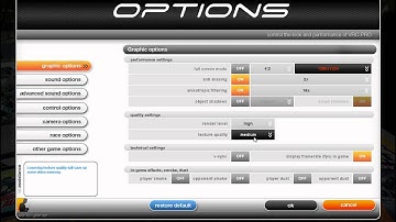 VRC PRO - Raise your game - Pt 1 - Graphics Options
