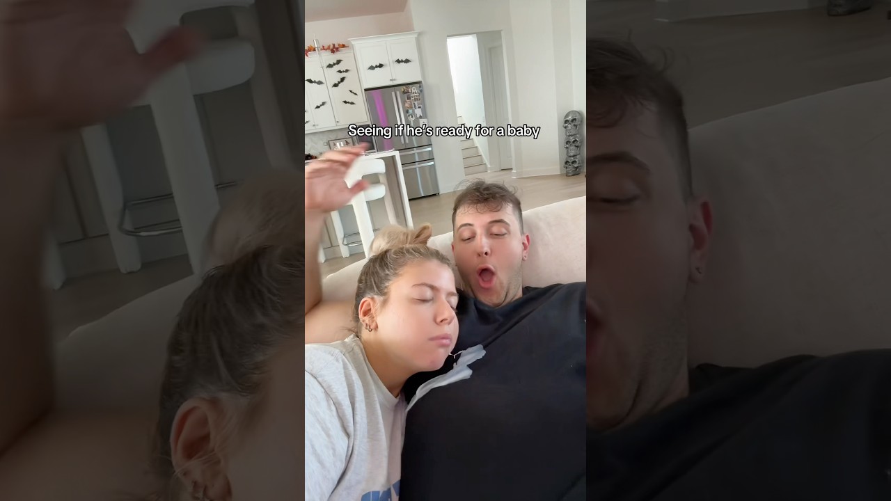 He’s definitely not ready 💀🤣 