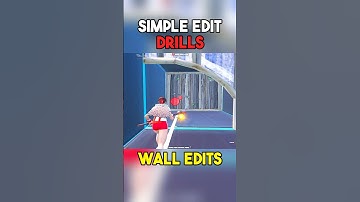 Simple Edit Drills for Crosshair Placement 🎯✅  #fortnite