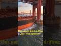 🔥 Massive Ship Sparks Under the Golden Gate Bridge 😱 | Unreal Close Call #Ship #Epic #Ocean #shorts