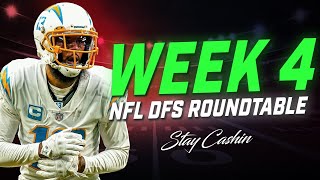 NFL Week 4 Best DFS Plays | 4Deep Roundtable