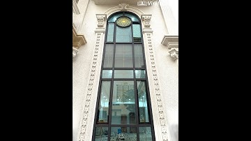 Cửa Nhôm Uốn Vòm Viralwindow Kính Hộp Nan Đồng - Công Trình Tại Bắc Ninh #shorts