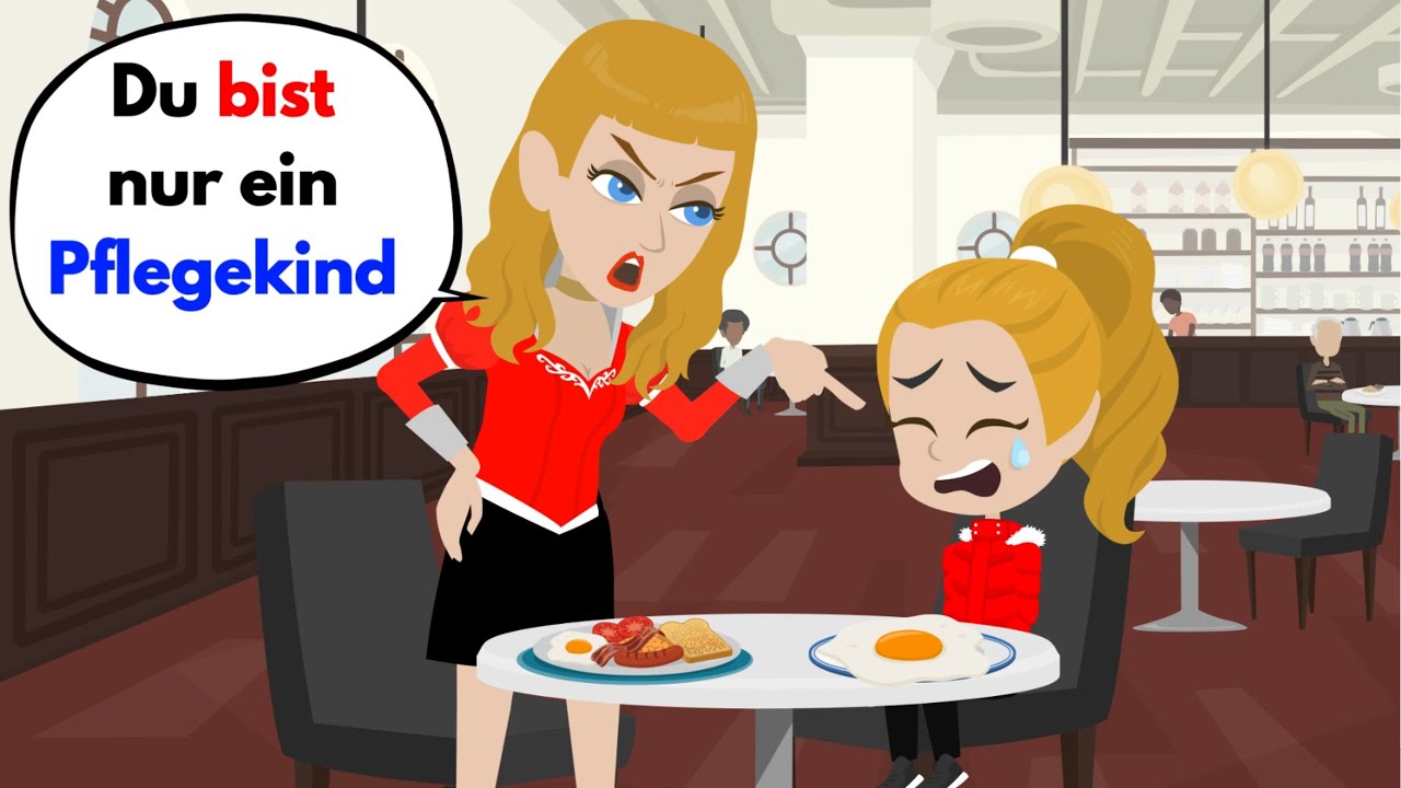 Злая приемная мать издевается над ребенком + бонусная история | выучить немецкий