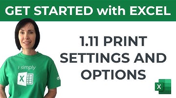 Excel for Beginners - Print Settings and Options