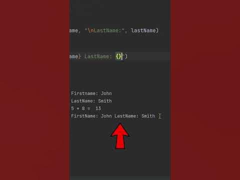 f-String in Python | String Formatting - YouTube