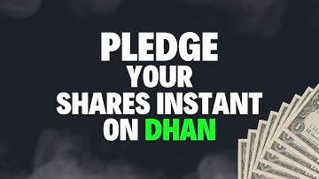 How to Pledge Shares to get collateral margin? | Pledging of Shares to Get Margin Benefit | @DhanHQ