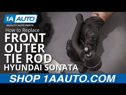 How to Replace Front Outer Tie Rod 11-14 Hyundai Sonata