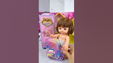 Satisfying With Unboxing Barbie Locker Set Toys, ASMR Video #shorts