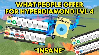 What people offer for Hyperdiamond lvl 4 (INSANE)
