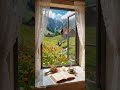 🏡 Nature view through window 🌿 432Hz music for sleep & deep relaxation 🌙