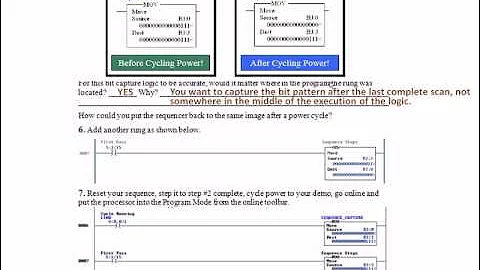 ADV2A 04 - Seal In Sequenicing RSLogix500, A PLC Tutorial.avi