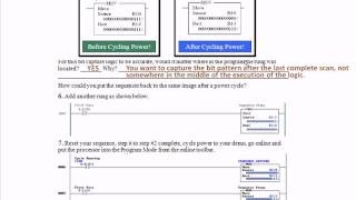 ADV2A 04 - Seal In Sequenicing RSLogix500, A PLC Tutorial.avi