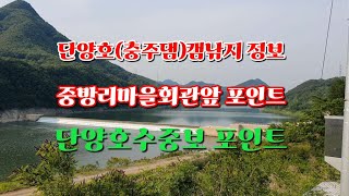 단양호(충주호)캠낚지 정보*중방리마을회관 포인트*단양수중보 포인트 #단양여행 #충주호 #캠핑낚시 #노지낚시 #캠앤낚tv