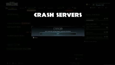 How to crash call of duty modern warfare warzone servers