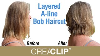 Layered A-Line Bob haircut short Version