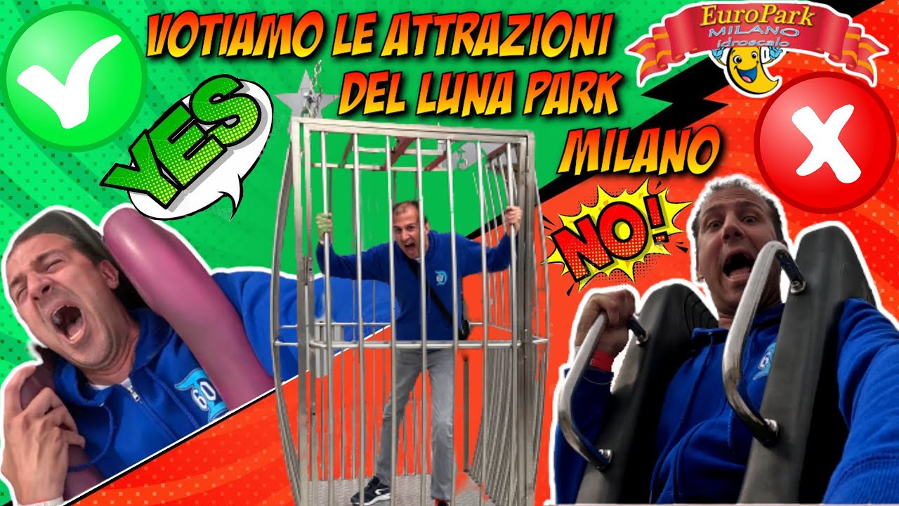 VOTIAMO LE ATTRAZIONI DI EUROPARK MILANO: IL PRIMO ED UNICO LUNA PARK FISSO DI MILANO
