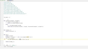 Euler and Python! Ep 018 -  Maximum path sum I