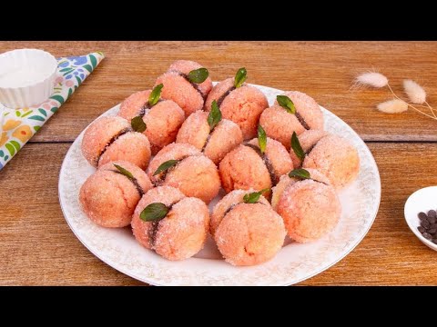 SWEET PEACHES: the recipe for unique and irresistible biscuits!
