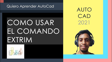 COMO USAR EL COMANDO EXTRIM EN AUTOCAD 2021