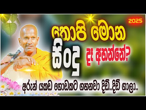 අරුන් යකඩ ගොඩකට දිඩි දිඩී ගාලා ගහනවා | කාගම සිරිනන්ද හිමි  | Kagama Sirinanda Thero 