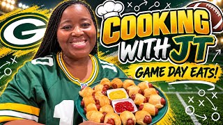 Cook With Me Challenge @TheoriginalJT312 : Game Day Eats- Pigs In A Blanket.