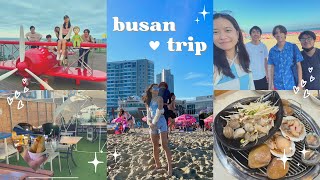 summer in busan ? haeundae beach, grilled seafood, cafe hopping, air cruise | Summer in Seoul