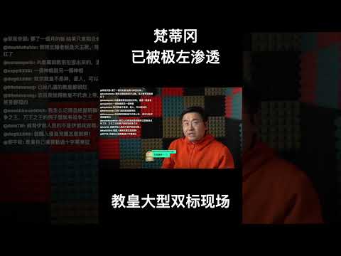 梵蒂岡已被極左滲透，教皇大型雙標現場