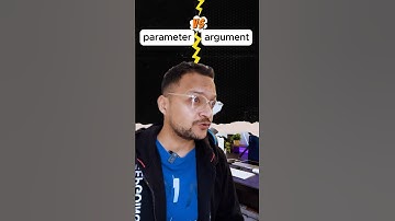 Parameter vs Arguments in programming