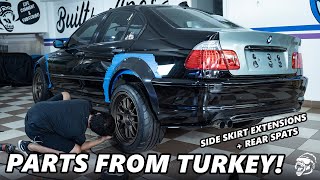 2003 BMW E46 BUILD! FANCY EBAY SIDE SKIRT EXTENSION AND REAR SPAT FROM TURKEY | Ep.5 #bmw #bmwe46