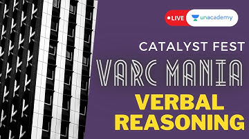 CATalyst Fest | CAT 2020 | Verbal Reasoning | Live on Unacademy CATalyst by Abhilasha Swarup