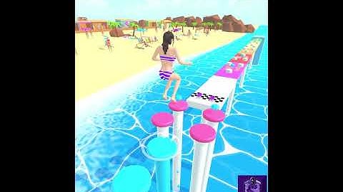 Hopscotch Run | Level 46 | New Update 🔥 | #shorts #games all levels