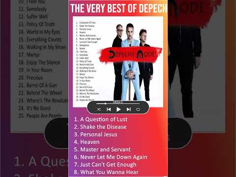 The Very Best Of Depeche Mode Top 25 Time For Music Shorts
