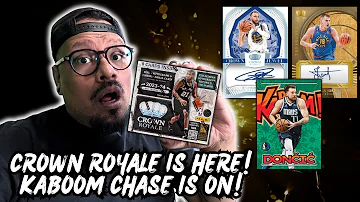 NEW RELEASE: 2023/24 PANINI CROWN ROYALE HOBBY BOXES! THE KABOOM CHASE IS ON! $550 PER BOX!