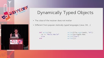 RubyConf 2017: Types and Ruby Programming Language by Soutaro Matsumoto