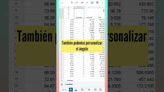 🤳 ¿Cómo rotar el texto en las hojas de Cálculo de Google el celular? | Google Sheets |⏰ Shorts