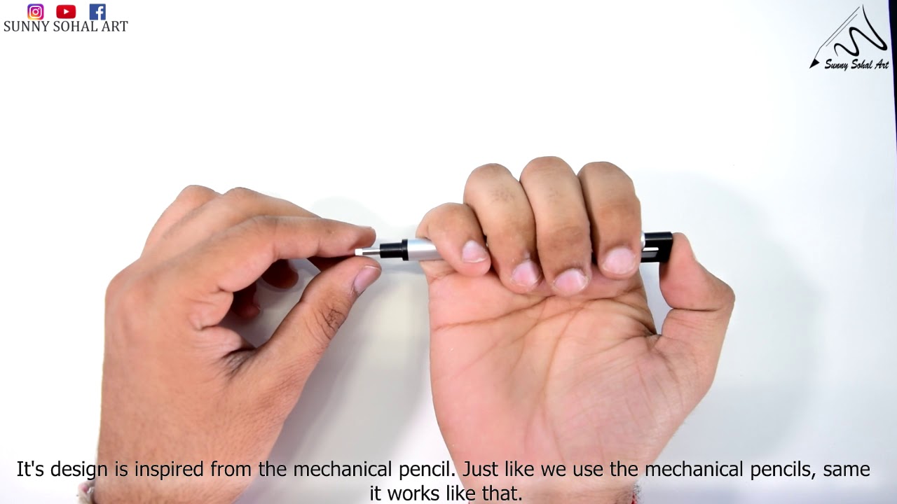 Tombow Mono Zero Round Eraser Unboxing, Review & How to use - YouTube