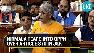 What changed in Jammu \& Kashmir after Article 370 abrogation? Nirmala Sitharaman explains