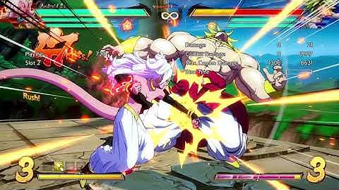 Android 21 Sparking New Rejump Combos