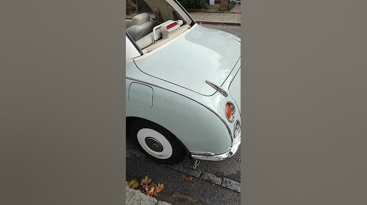 Stunning little Pale Aqua Nissan Figaro - for sale!