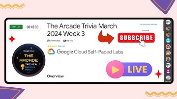 Arcade Trivia March 2024 Week 3 Google Cloud Skills Boost #marchtriviasolution #quiz
