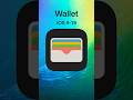 iOS Wallet Icon Evolution 💳 #shorts