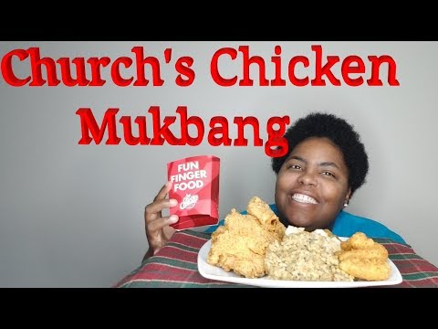 CHURCH'S CHICKEN MUKBANG | KE KAN EAT