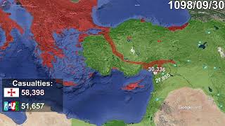 The First Crusade using Google Earth