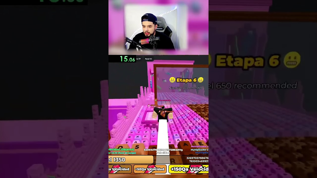 Speedrun Mundo 3 en +1 escape de teclado de velocidad caramelo y chocolate #speedrunlokii #roblox