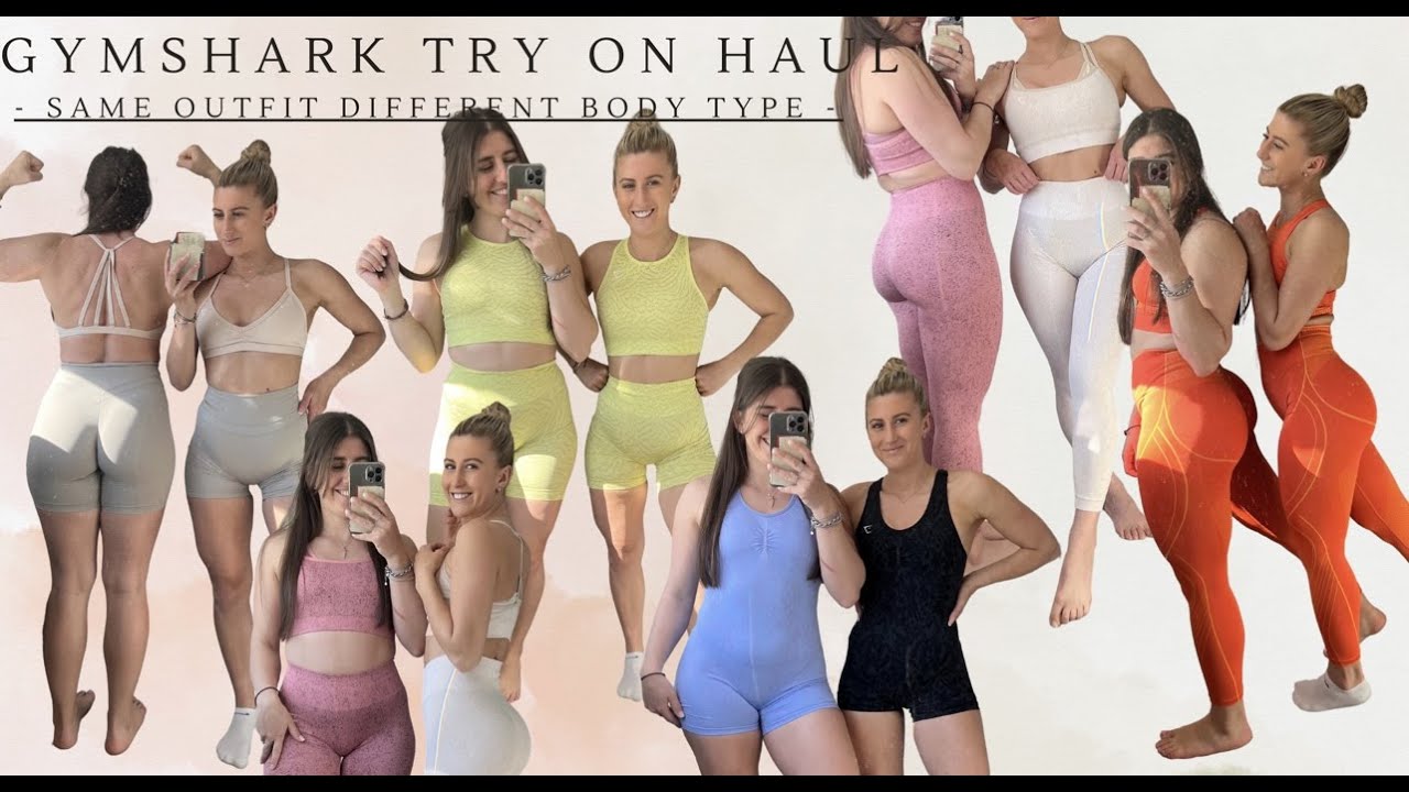 GYMSHARK TRY ON, SAME OUTFIT, DIFFERENT BODY TYPE