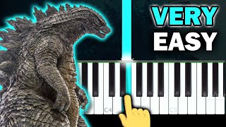 GODZILLA'S THEME - VERY EASY Piano tutorial